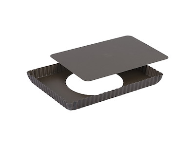 Pie dish Non-stick w/Loose bottom 27.5x19.5