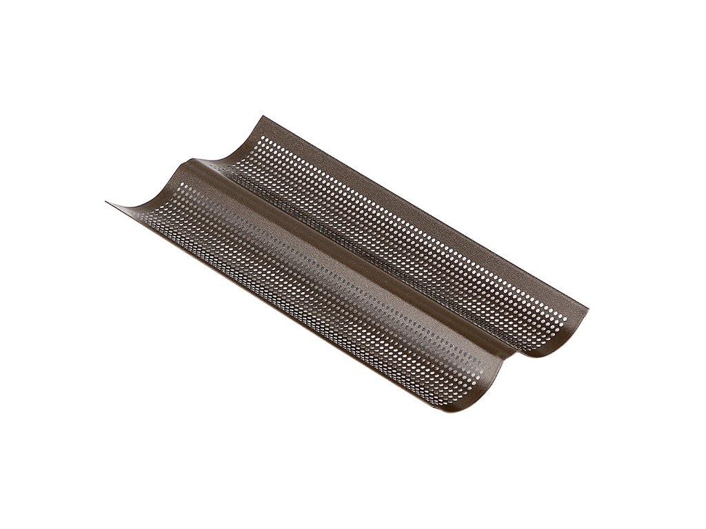 Flute mold Non-stick t/2 bread perf. 38x1