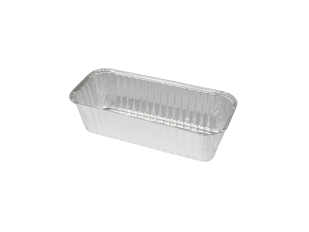 Aluminum tray w/lid 1.1 ltr 10.4x23.2 cm 85-P