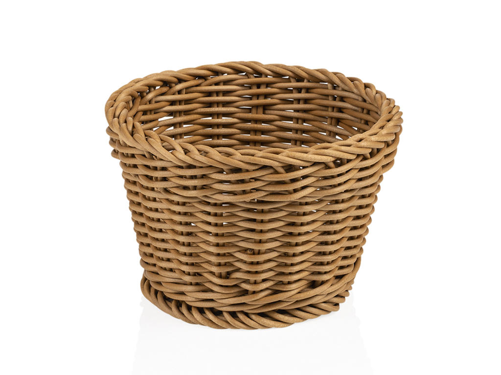 Bread Basket Beige Ø13 cm H10 cm Weaver Pro
