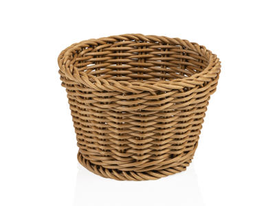 Bread Basket Beige Ø13 cm H10 cm Weaver Pro