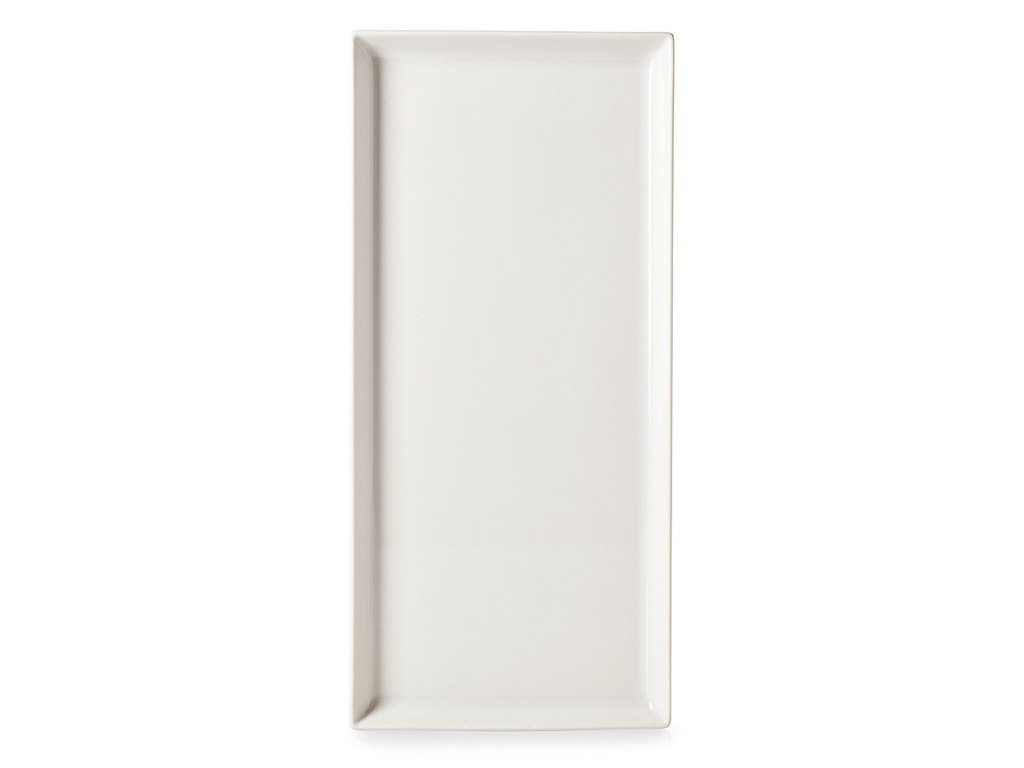 Fad 32,5x15x2 cm Madeleine Hvid
