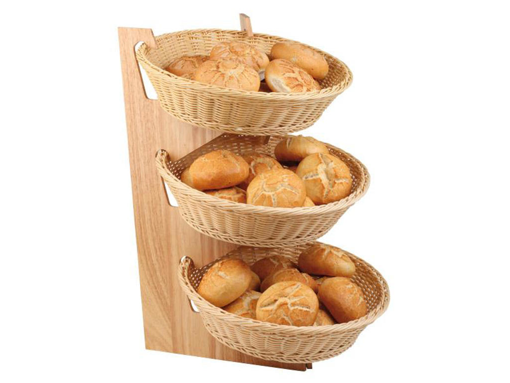 Buffet stand for 3 bread baskets 59x30.5 (Bread baskets not included)