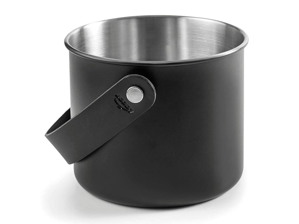 Ice Bucket Black Lacor Ø14 cm 1.5 l
