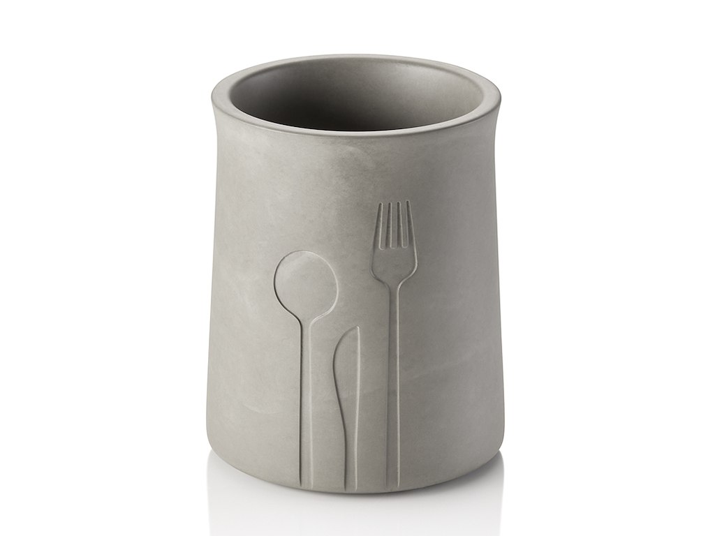 Cutlery Jar Concrete Ø11x14.5cm