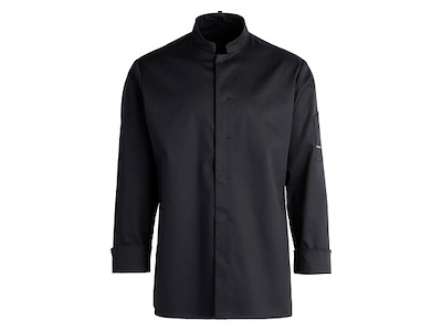 Kentaur Kokkejakke Sort Langærmet