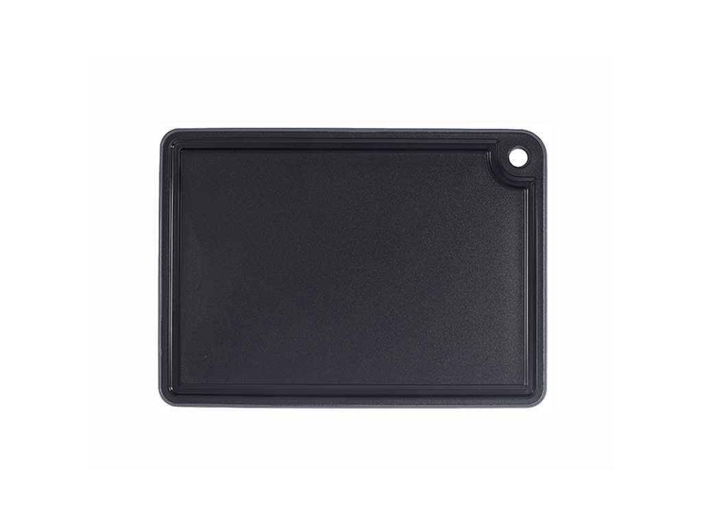 Cutting board 27x19x0.9 cm anti-slip Black-Gr