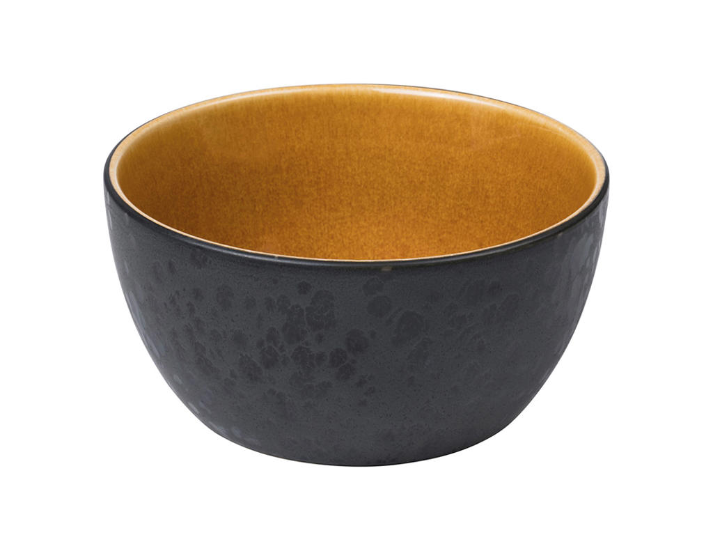 Bowl Ø14 cm Black/Amber BITZ