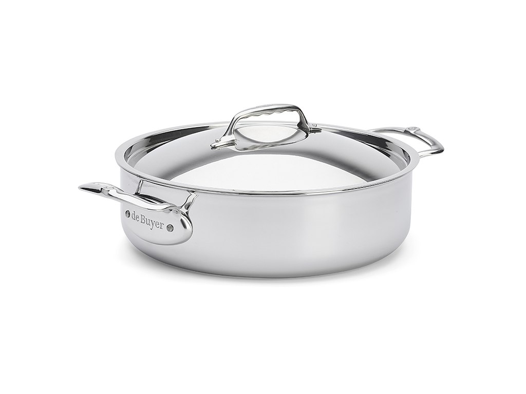 De Buyer Affinity sauté pan with lid Ø28 cm