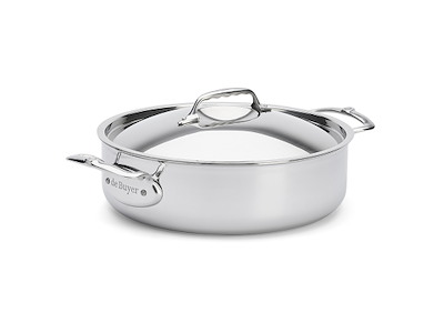 De Buyer Affinity sauté pan with lid Ø28 cm