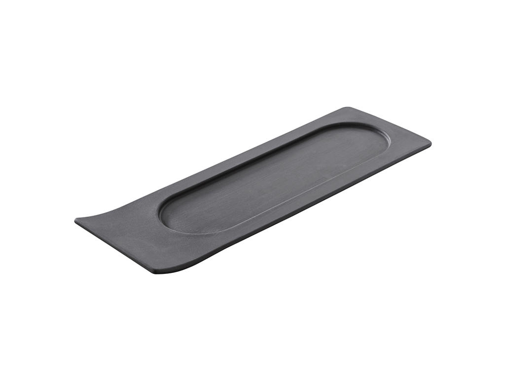 Tray for tapas bowls 31x11 cm Unglazed Black Solid