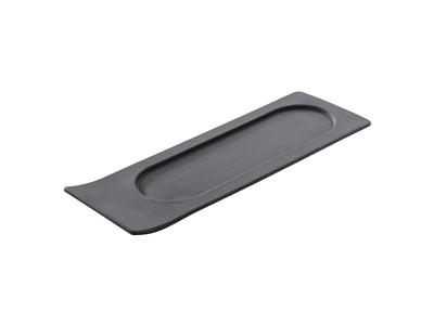 Tray for tapas bowls 31x11 cm Unglazed Black Solid