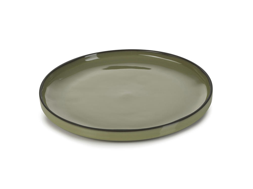 Plate Dessert Ø21 cm Green Caractere