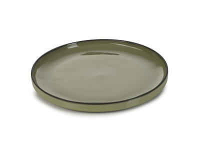 Plate Dessert Ø21 cm Green Caractere