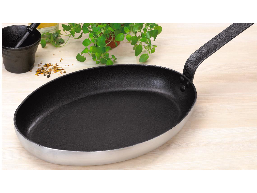 Fish Pan Non Stick Oval 40 cm.
