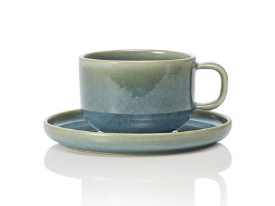 Green Stoneware Mug 220ml 60x85x85mm