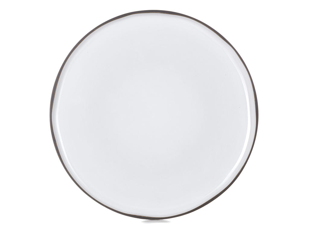 Plate 20x30 cm White Caractere