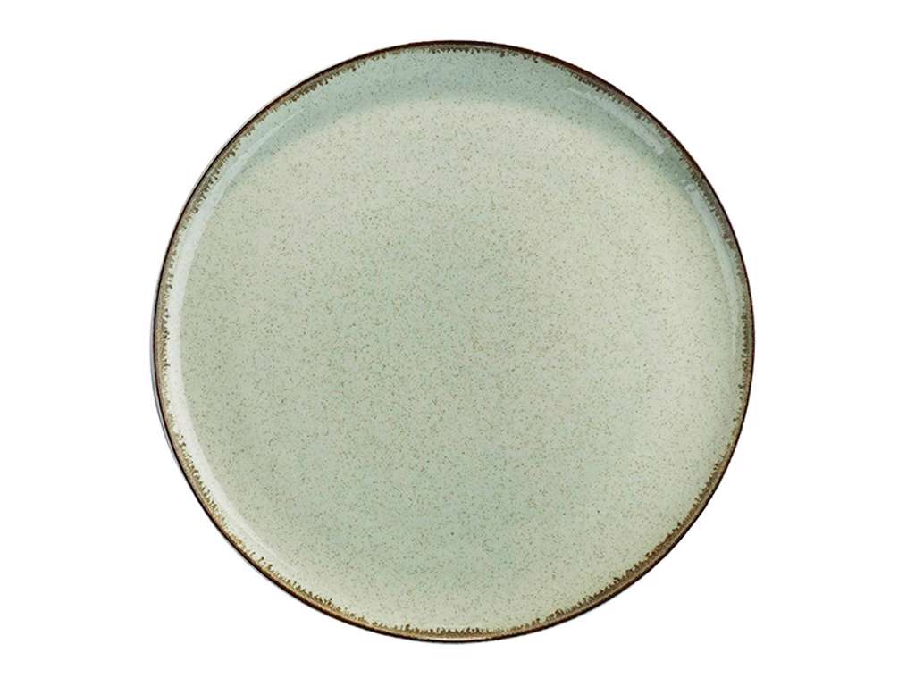 Plate flat Ø 27 cm Pearl green