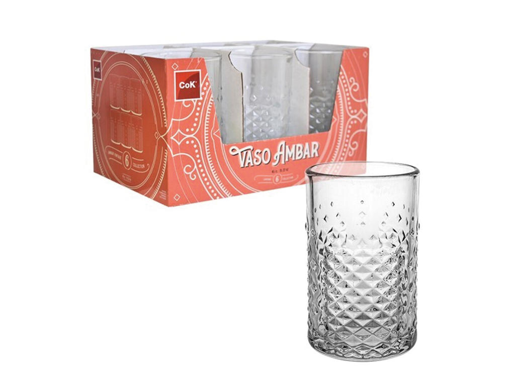 Glass Tumbler 45 cl Amber