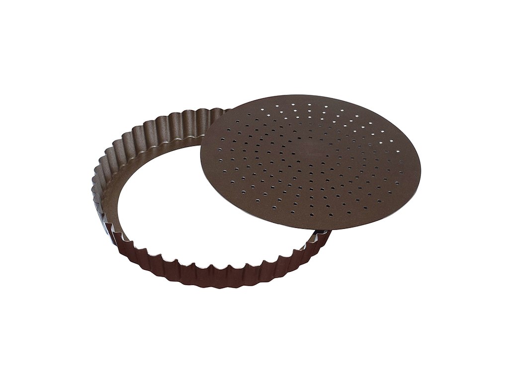 Pie dish Non-stick perf. w/Loose bottom Ø28