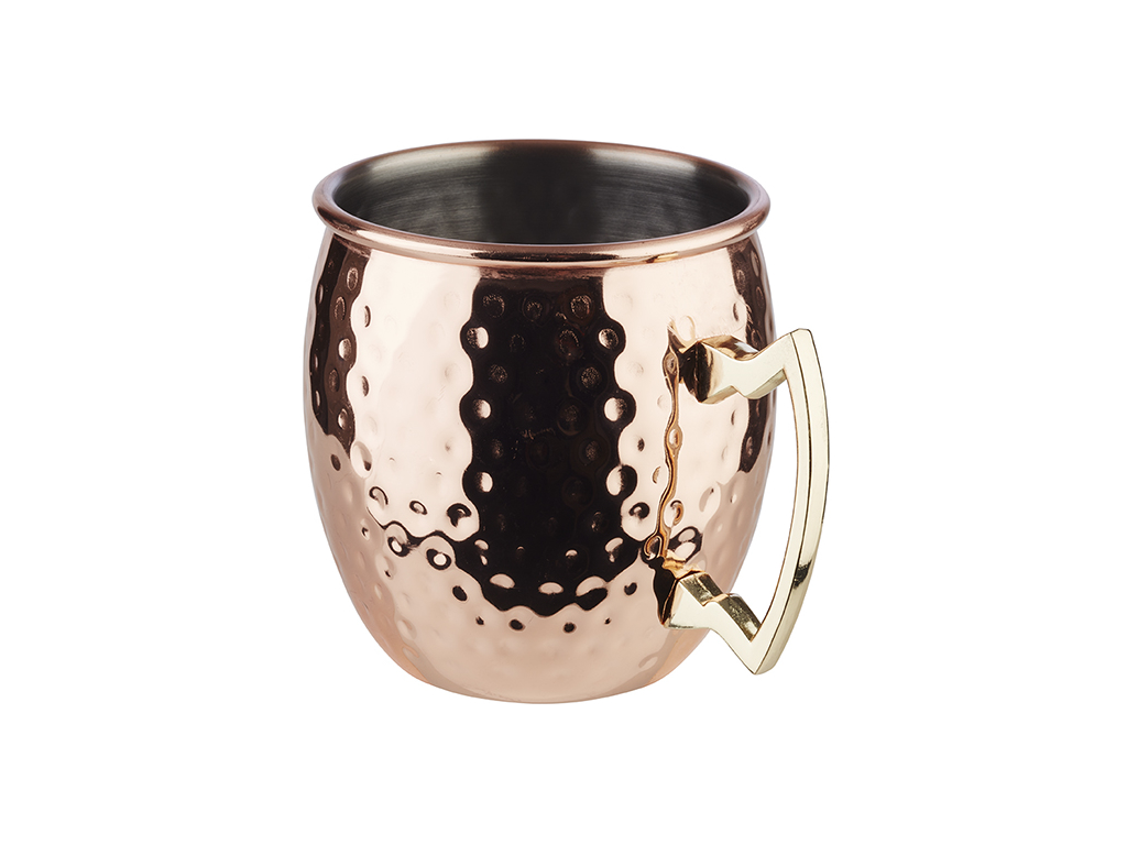 Mug w/handle shiny copper Ø9 cm 50 cl