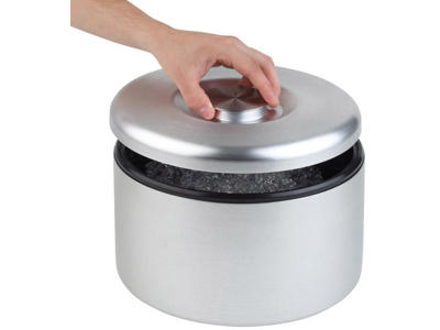 Ice bowl with lid aluminum Ø27 cm 8 ltr