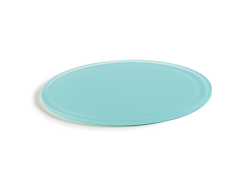 Tray Round for bell 33 cm Turquoise Mealplak