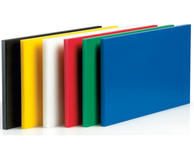 Cutting board polyd White 50x30x2.5 cm