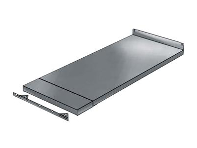 Plate under shelf 600 mm for dishwashing table