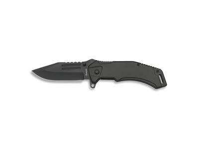 Pocket Knife Black 9 cm with clips