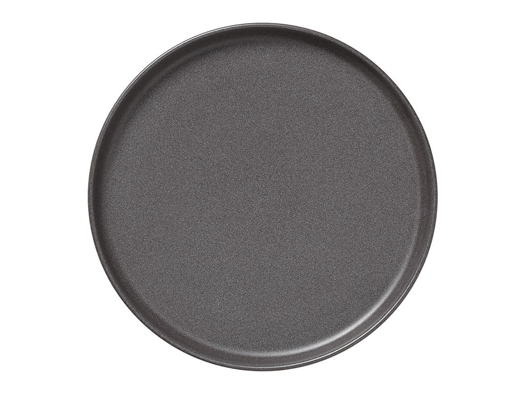 Plate - Stoneware - Gray - Ø28cm - 30mm