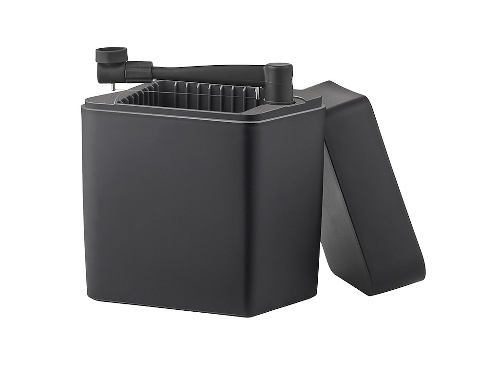 Cheese box with cheese cutter Rosti Black