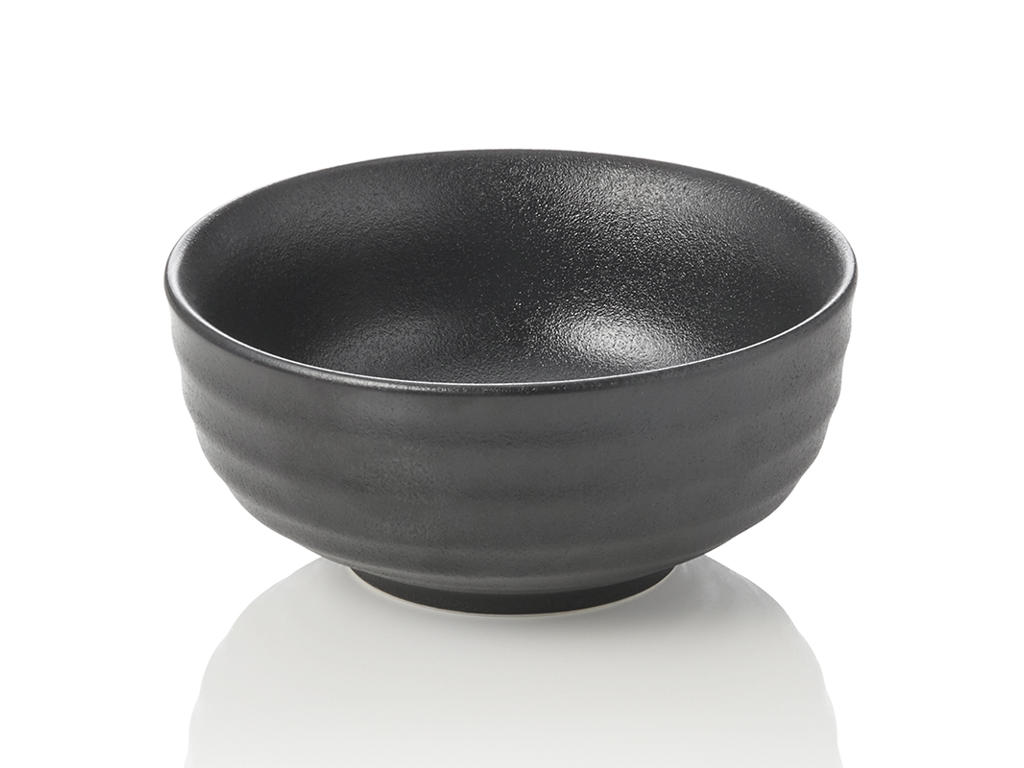 Bowl - Porcelain - Black - Ø14.5cm - 0.4ltr - 65x145x145mm