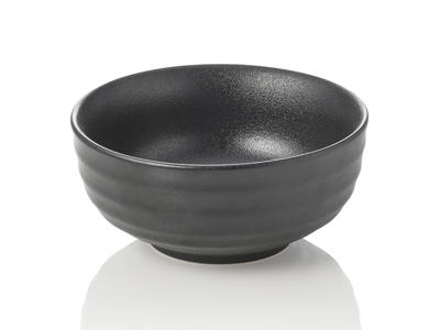 Bowl - Porcelain - Black - Ø14.5cm - 0.4ltr - 65x145x145mm