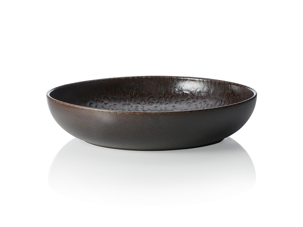 Serving Bowl - Stoneware - Brown - 330x330x70mm - 3L - Dishwasher Safe - Stackable