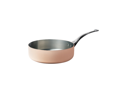 Sauté pan copper 1 handle, Ø24cm, de Buyer