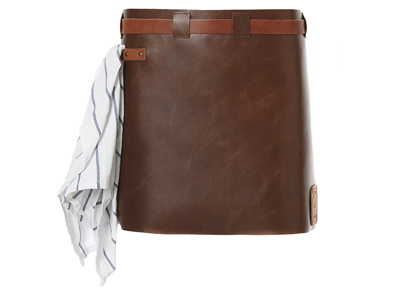 Waiter's apron cognac/cognac leather lady