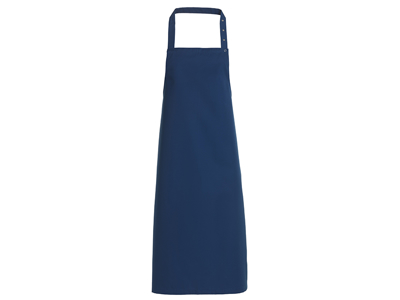 Smock apron w/o pockets Como blue 70x100
