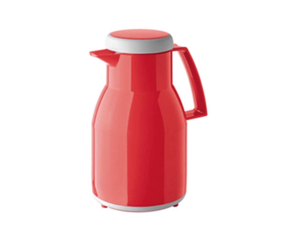 Thermal jug Red 1 ltr. dishwasher safe