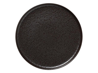 Brown Stoneware Plate 330x330x30mm