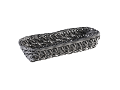 Cutlery basket 27x10 cm 1 compartment gray