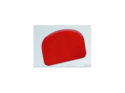 Dough Scraper Red 120 x 80mm 2 Curved Ends