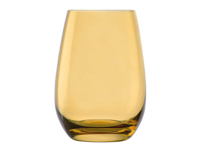 Water Glass with Glass Amber Size 46.5cl - 120x64mm