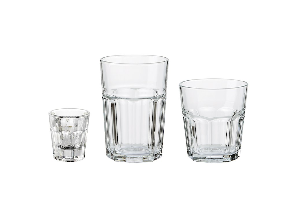 Glass package Atelier Granite Cafe 18 pieces