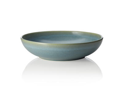 Bowl - Stoneware - Green - 28x28x7cm - 2ltr - Dishwasher Safe - Stackable