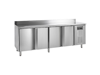 Freezer display 4 doors with back edge