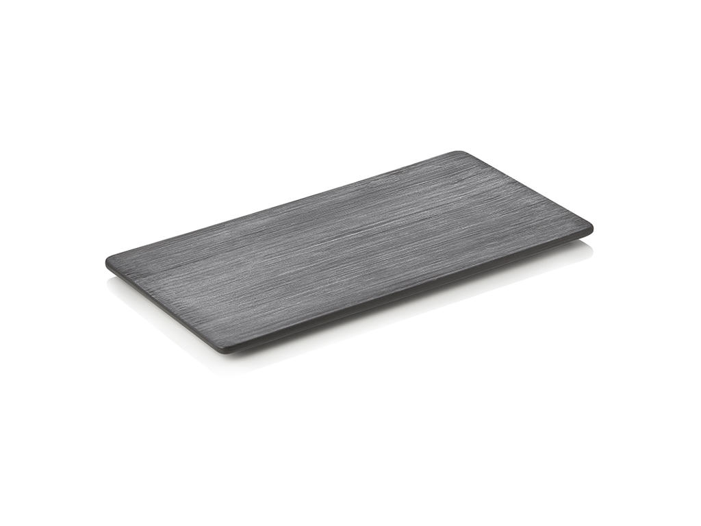 Serving Platter with Porcelain Black GN1/3 10x176x325mm