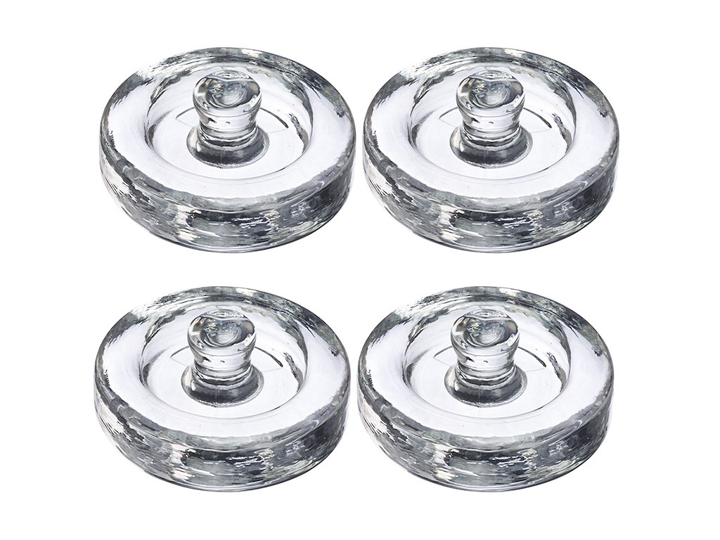 Glass weight stone for fermentation Ø8 cm, 4-pack