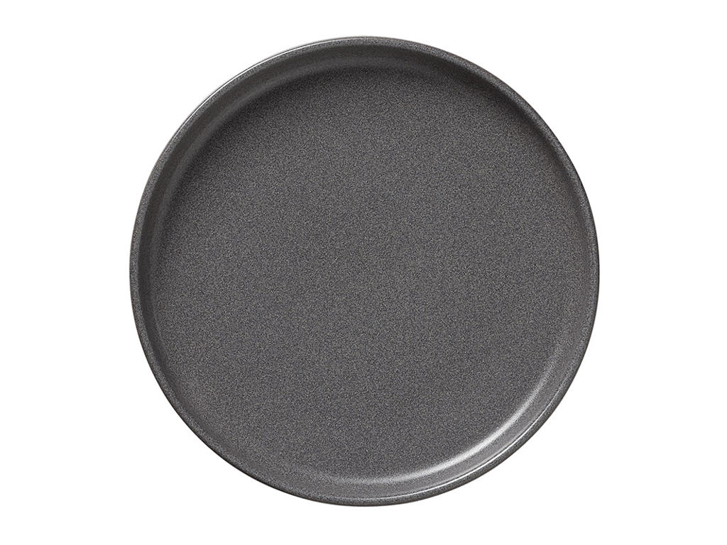 Plate - Stoneware - Gray - Ø22cm - 30mm