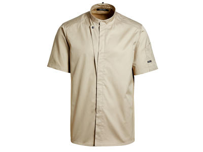Kentaur Chef Jacket Sand with Snap Button